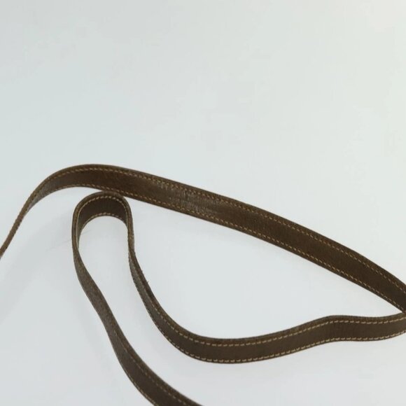 GUCCI GG Supreme Web Sherry Line Shoulder Bag PVC Beige Gold Auth - Picture 11 of 16